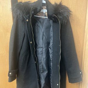 Nine West Black Pea Coat